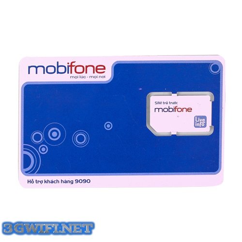 Sim 3G Mobifone khuyến mãi tặng 1Gb trong 12 tháng