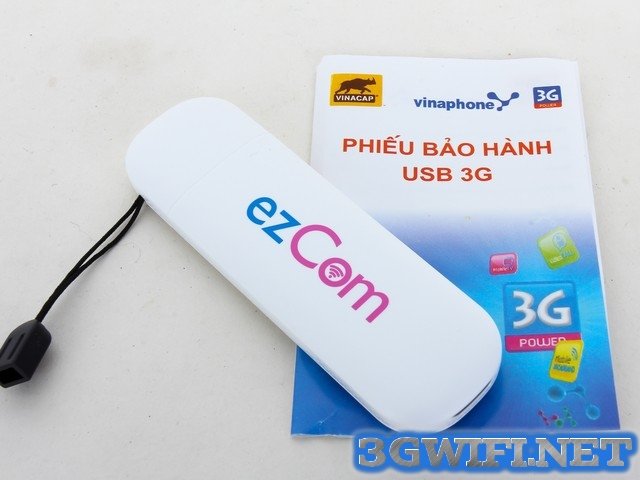 Dcom 3G Vinaphone kèm phiếu bảo hành chính hãng