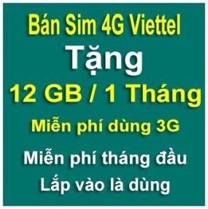 sim 4g viettel 12gb