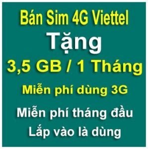 sim 4g viettel 3gb