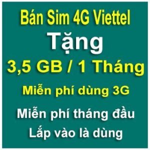 sim 4g viettel 3gb