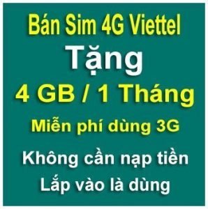 sim 4g viettel 6 tháng