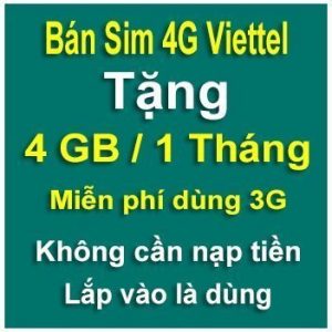 sim 4g viettel 6 tháng