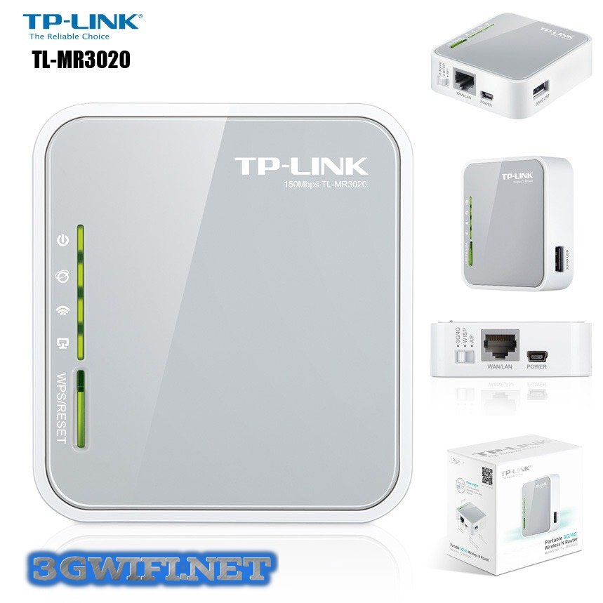 Router wifi 3G Tp Link MR3020 chính hãng 100%