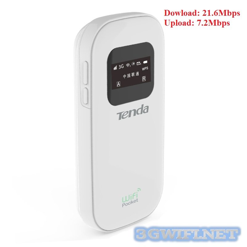 Bộ vạc wifi 3G Tenda 185R vận tốc tối đa hiện tại nay