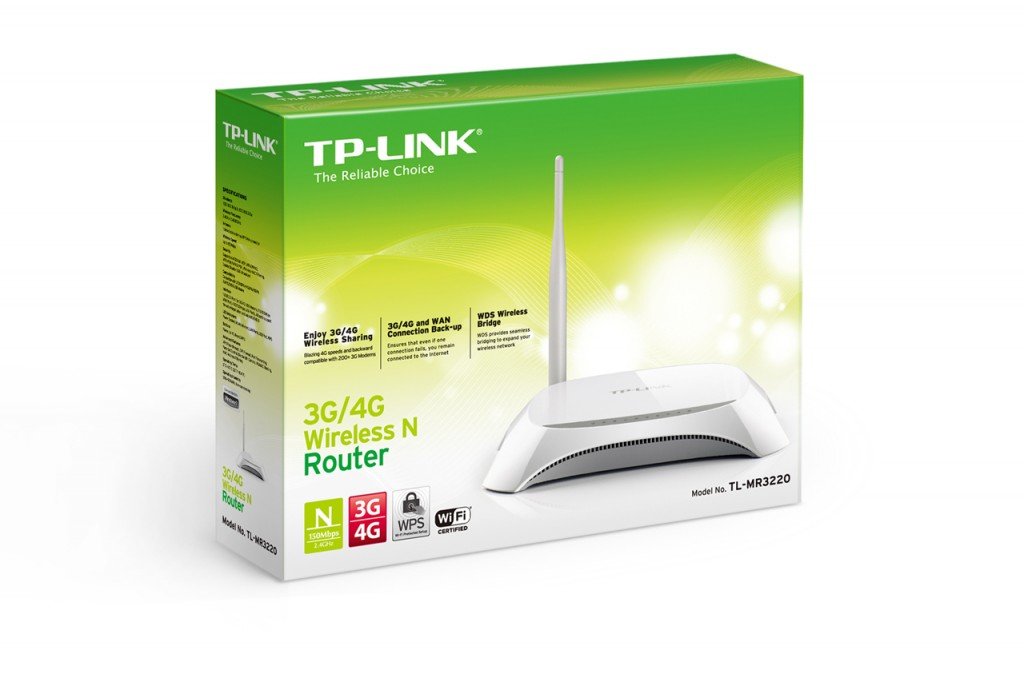 Thiết bị phát wifi 3G TL-MR3220 nổi bật với khả năng sao lưu kết nối 3G/WAN