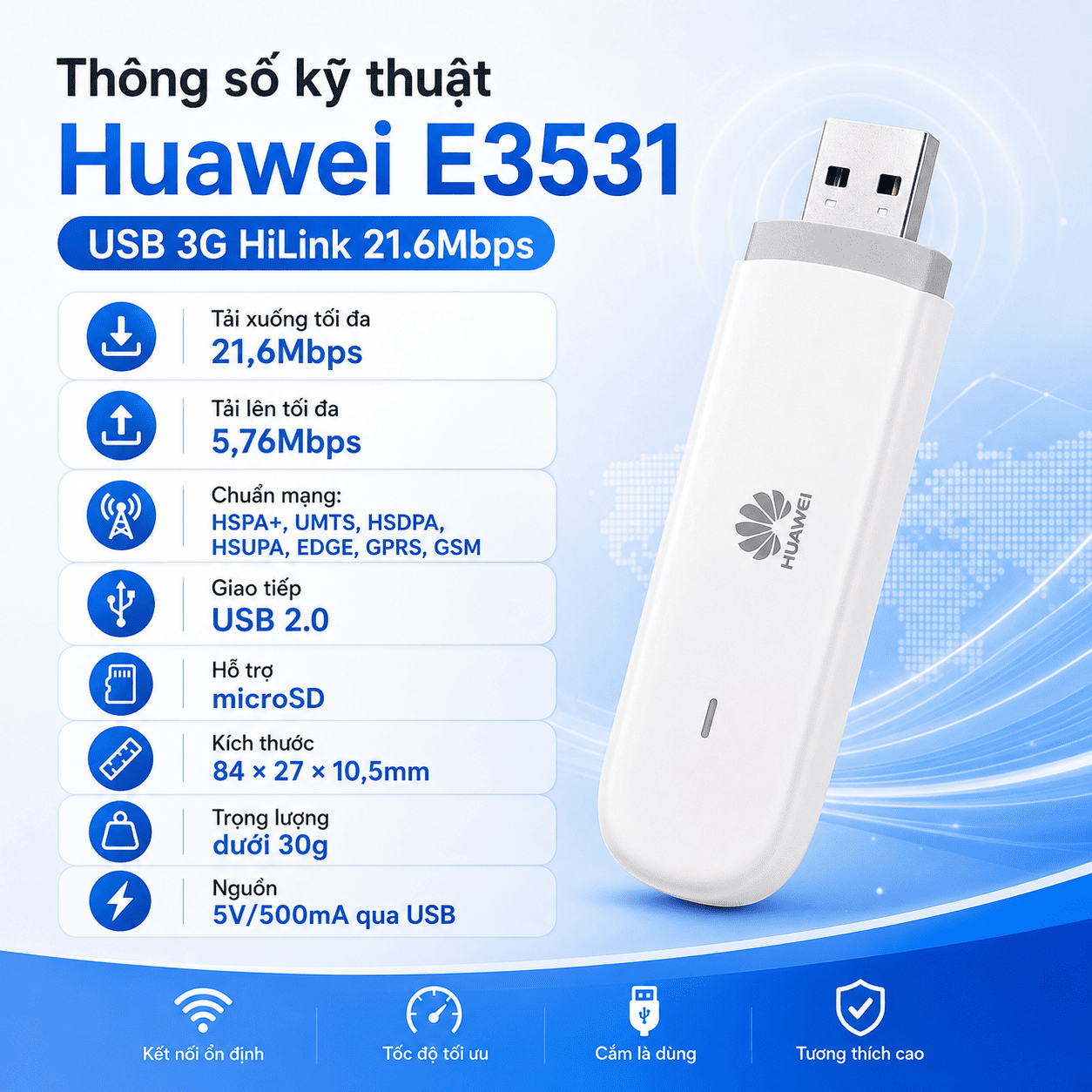 USB 3G Huawei E3531