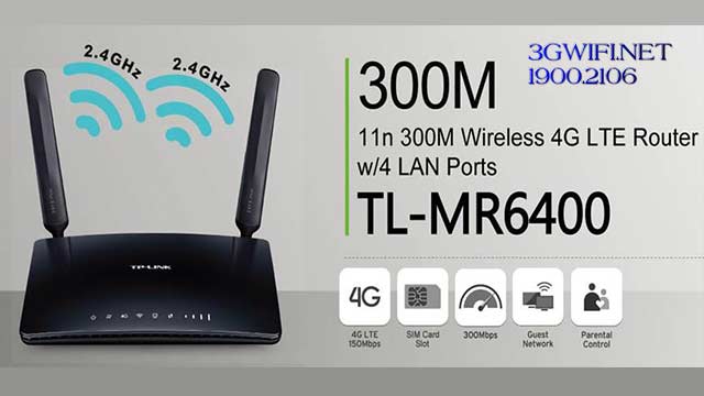 bộ phát wifi 4G TL-MR6400