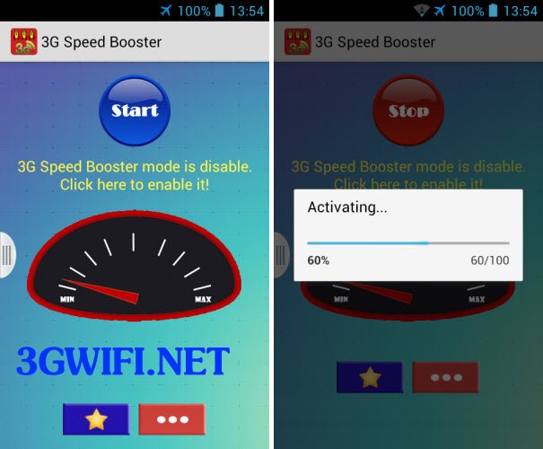 Ứng dụng tăng tốc độ 3G/4G được nhiều người sử dụng