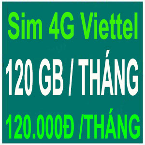 Sim 4G Viettel 120GB/tháng Kết Nối Internet Mọi Lúc Mọi Nơi