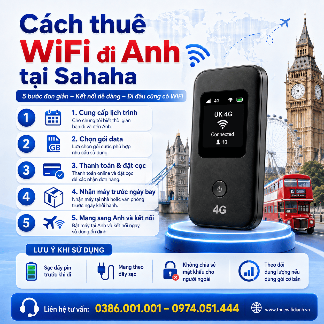 Thuê Wifi đi ANH