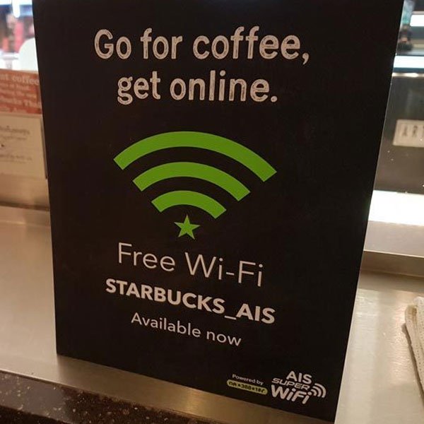 wifi free ở Thái Lan