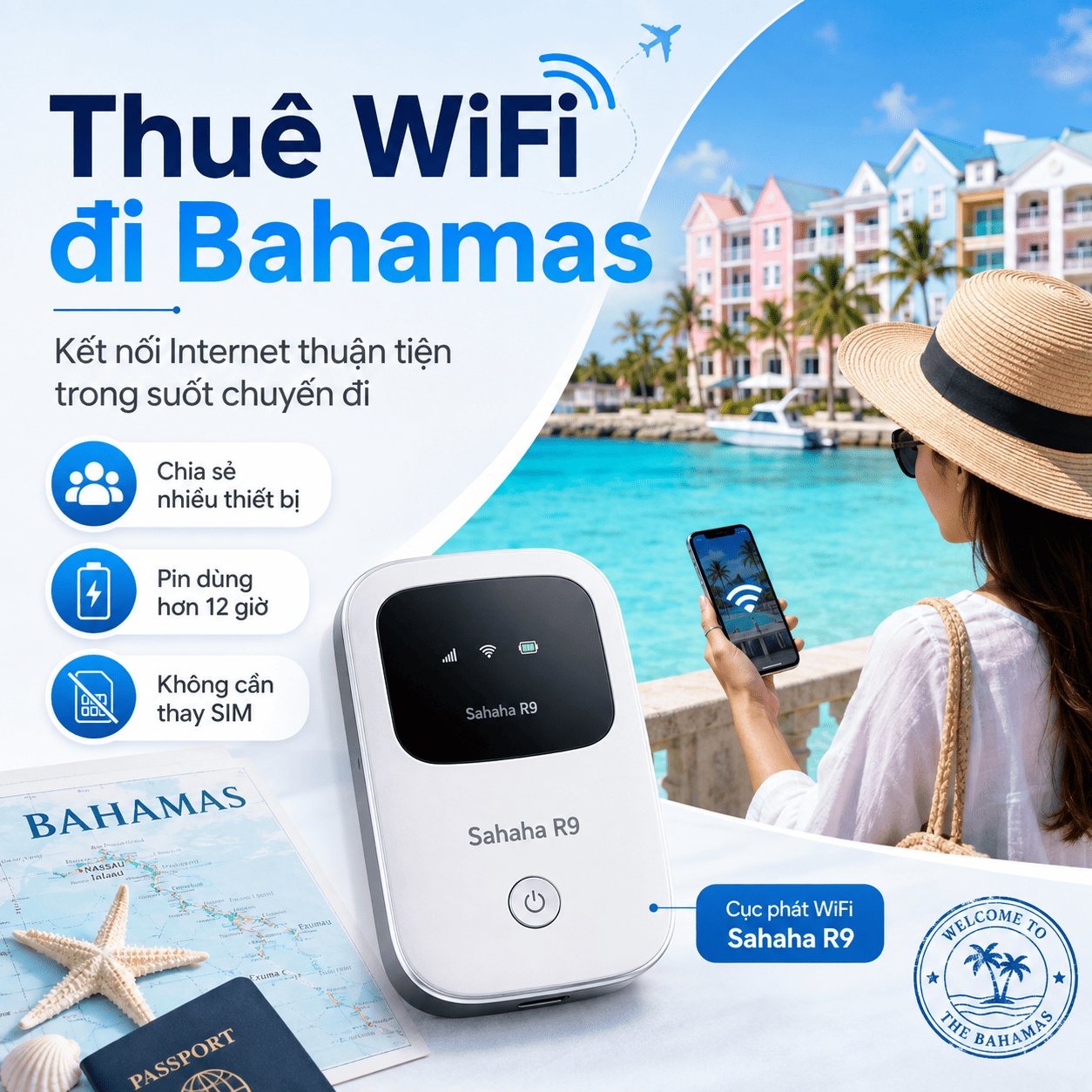 thuê WiFi đi Bahamas