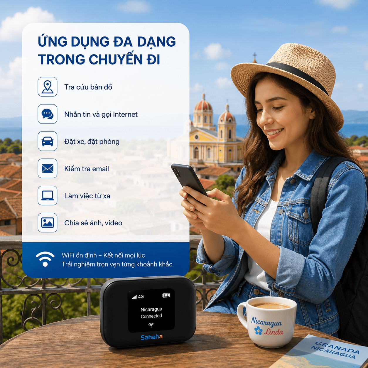 thuê WiFi đi Nicaragua