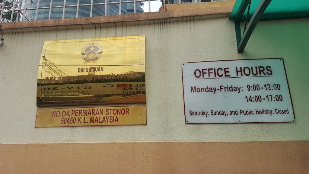 đại sứ quán việt nam ở malaysia