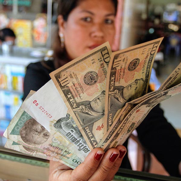 Đổi tiền Campuchia sang tiền Việt