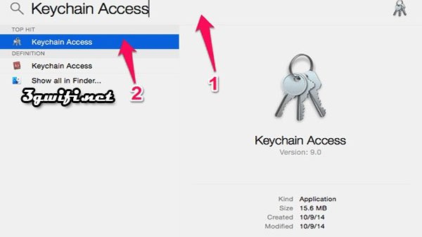 cách lấy pass wifi ở trên thiết bị macbook