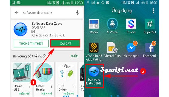 kết nối điện thoại và máy tín thông qua internet