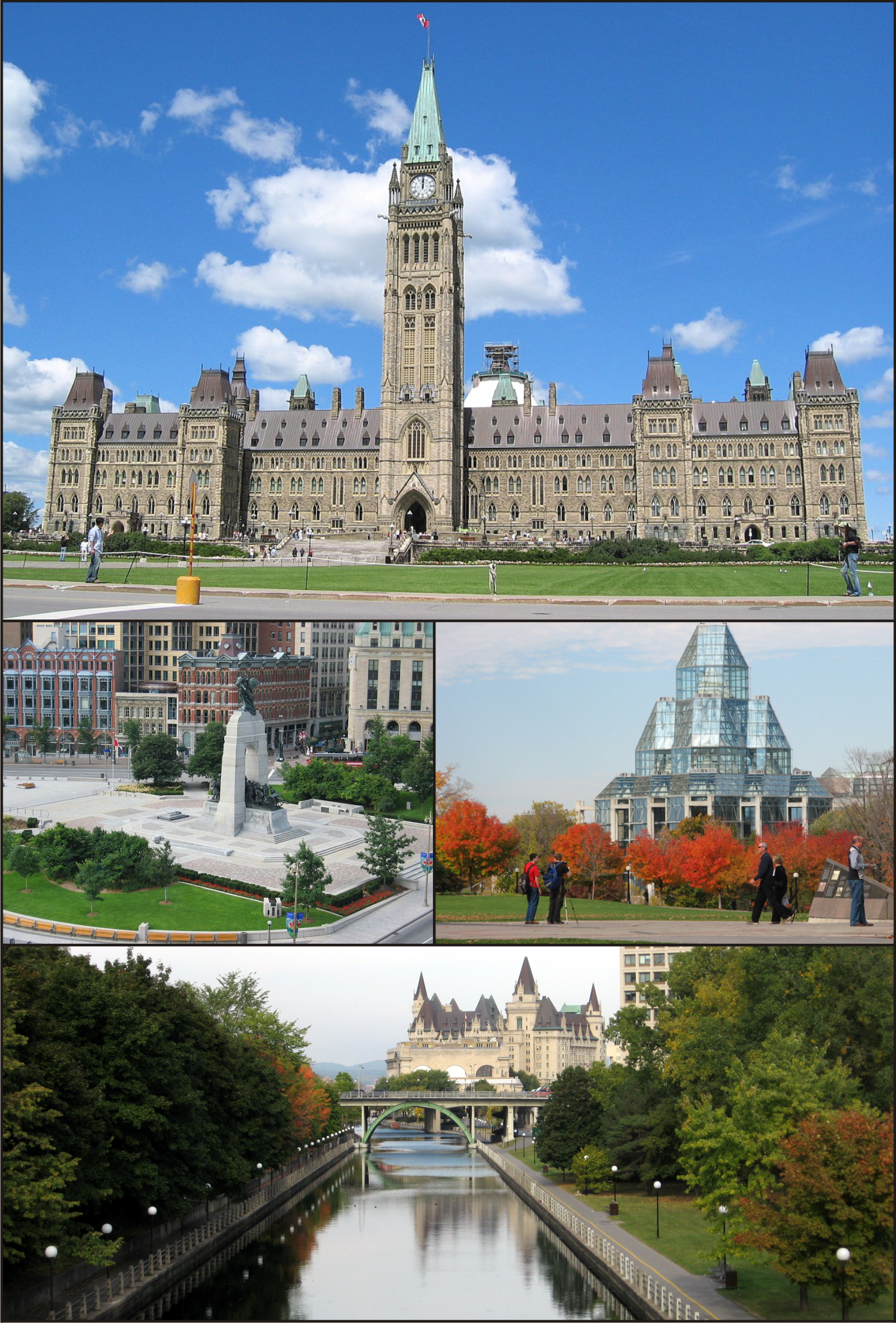 Thủ đô Ottawa được thiết kế bởi kiến trúc sư Jacques Greger được tôn lên vẻ đẹp tự nhiên