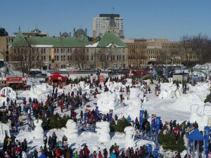 Lễ hội Québec vào mùa đông Canada Lễ hội Québec vào mùa đông Canada