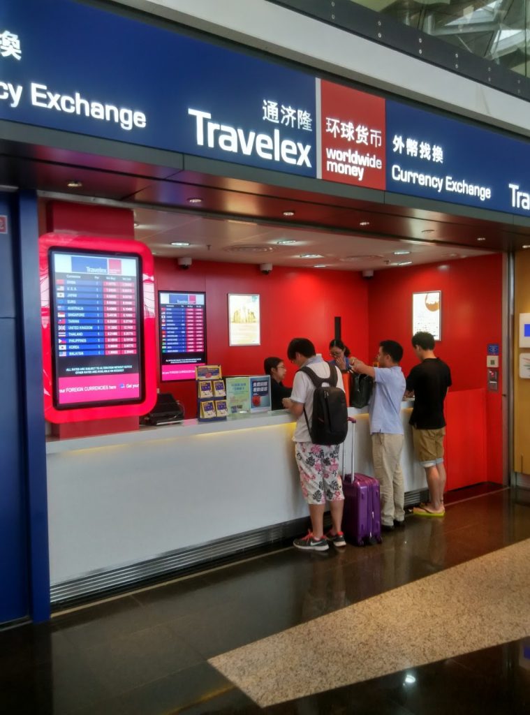 Dịch vụ đổi tiền tại sân bay của Úc