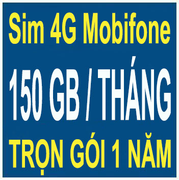 Sim mobifone 4G 150Gb/tháng – Lắp Vào Là Dùng
